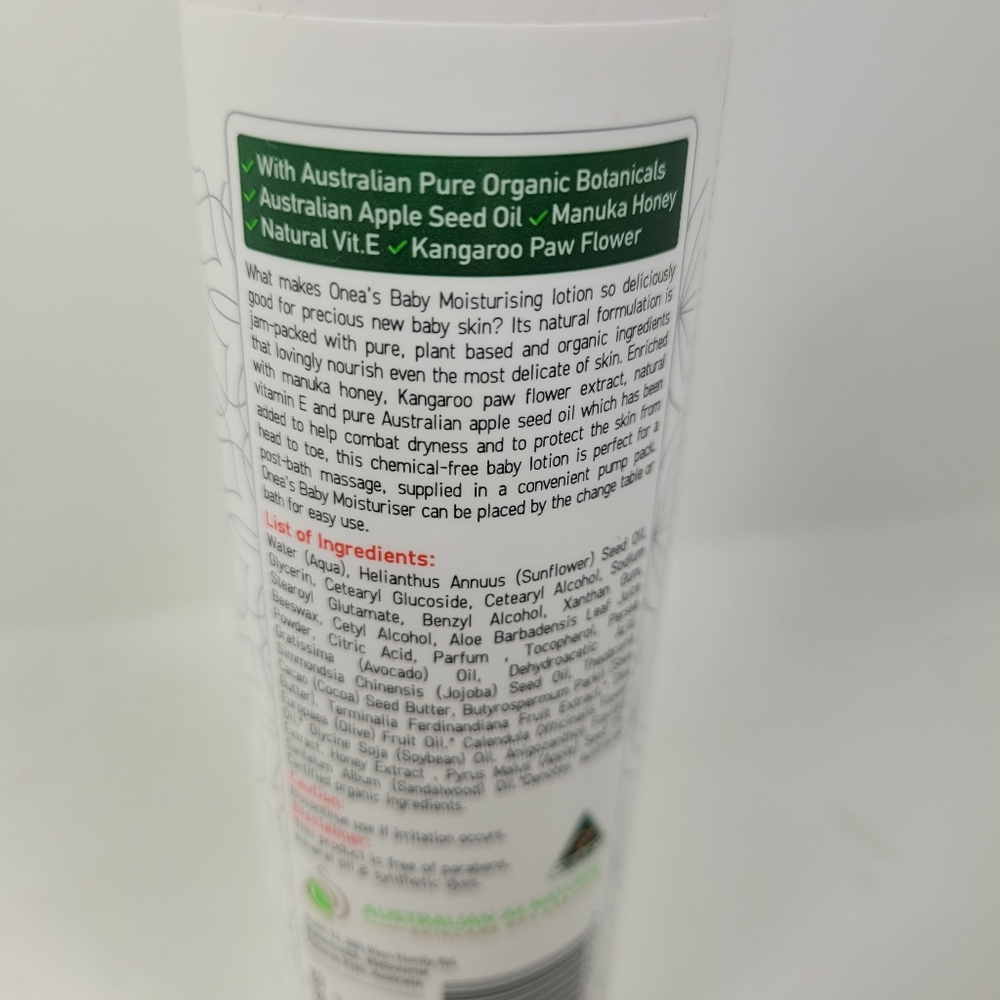Onea Baby Moisturiser - Picture 5 of 6